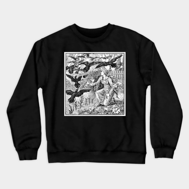 Twelve Ravens Crewneck Sweatshirt by Oddtees